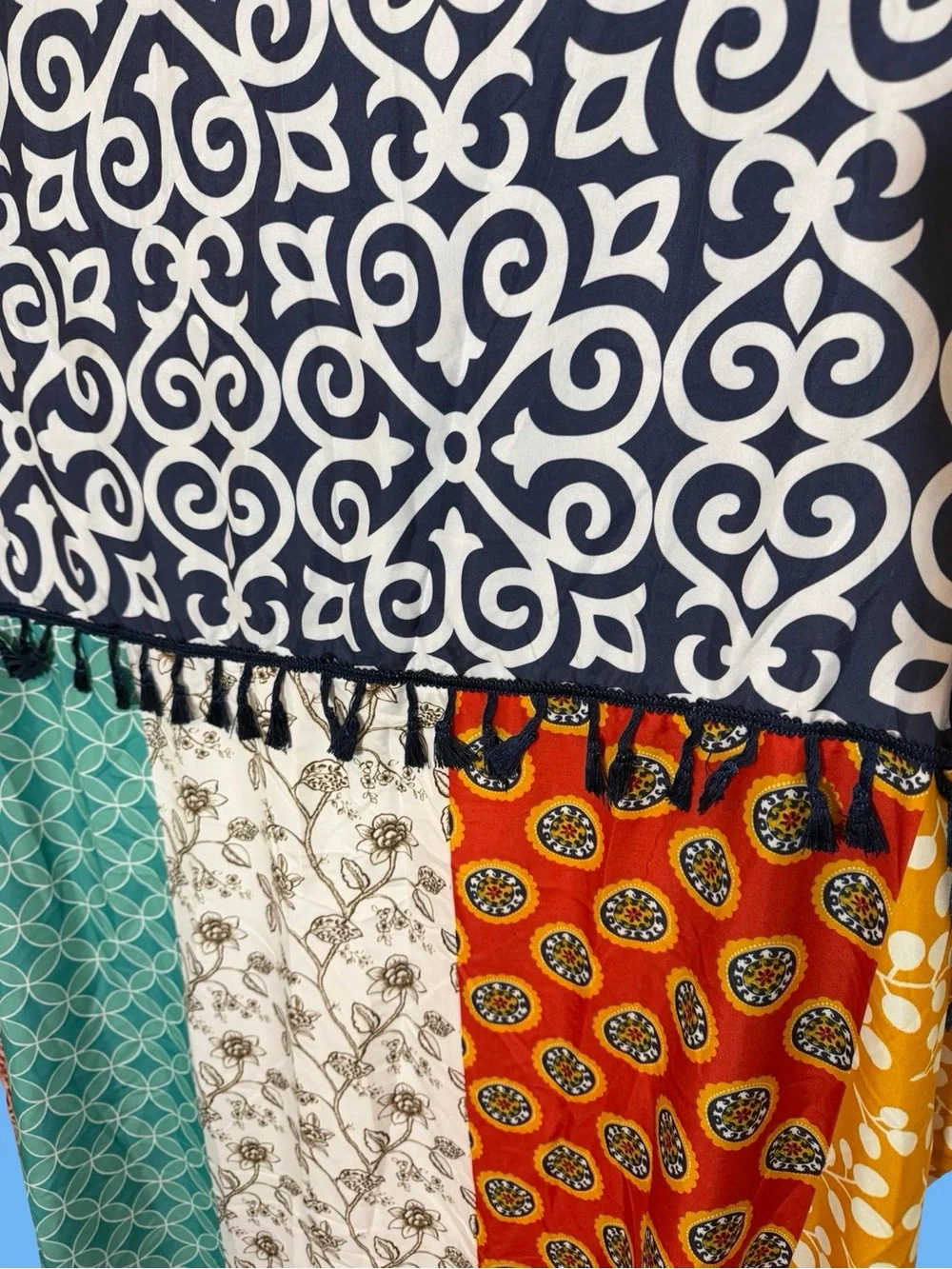 Lush Decor boho Multi-Color set of 2 curtain panels 45x95” new